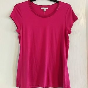 Banana Republic Womens XL Pink Short Sleeve Top